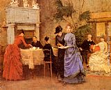 Francisco Miralles Afternoon Tea painting